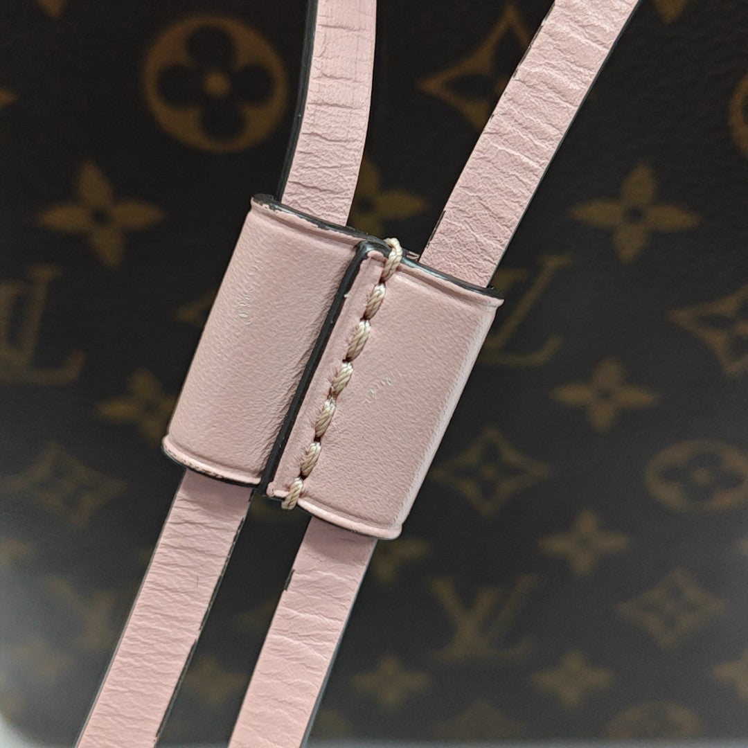 NÉONOÉ MM Monogram Coated Canvas Brown