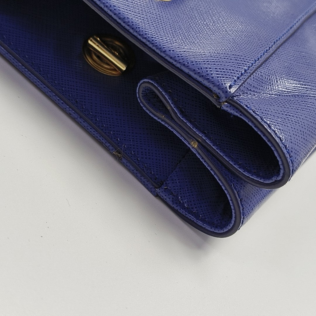 Calfskin Tote Bag Blue