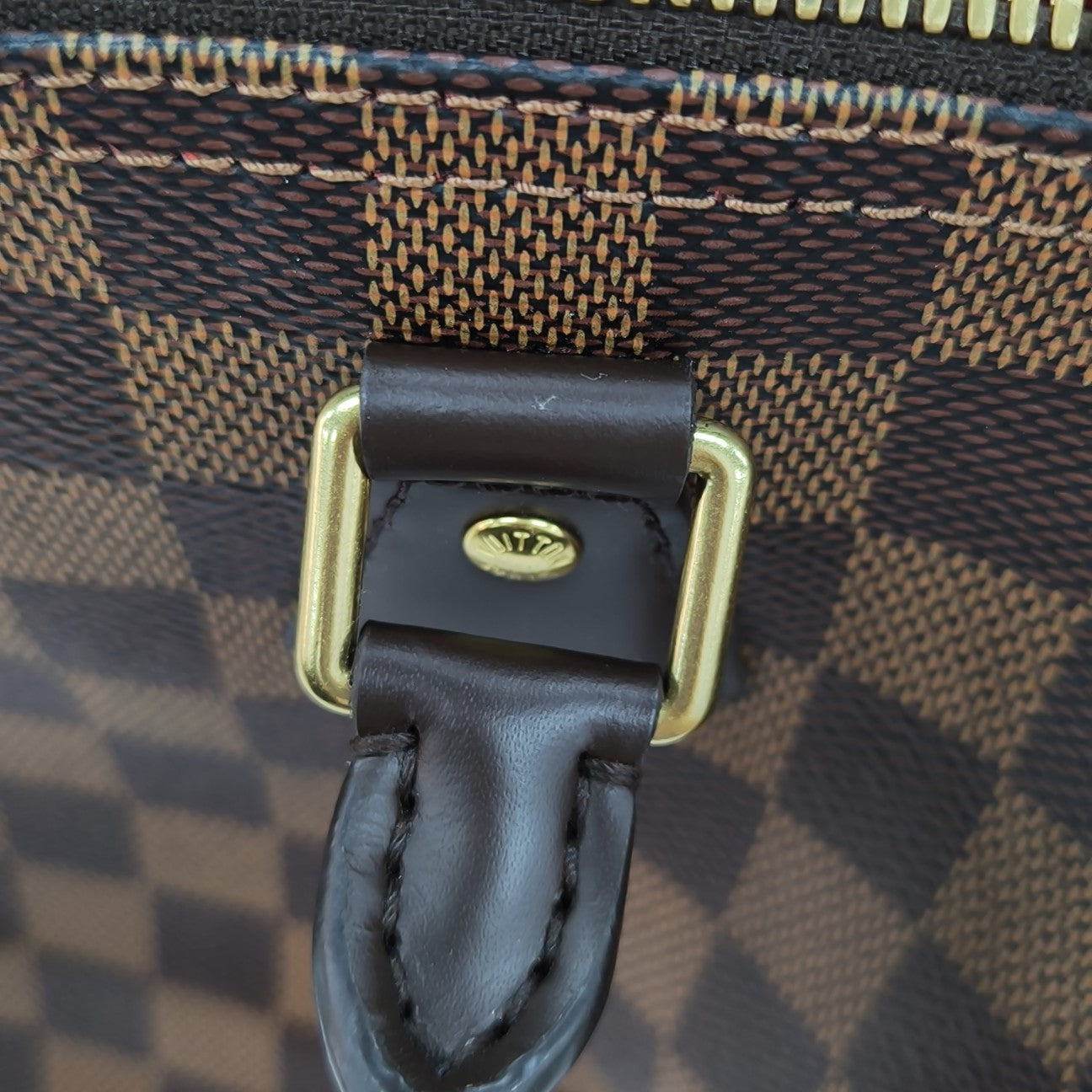 SPEEDY 25 Damier Ebene Coated Canvas Brown