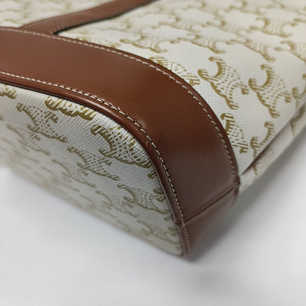 TRIOMPHE CANVAS Small Coated Canvas Beige