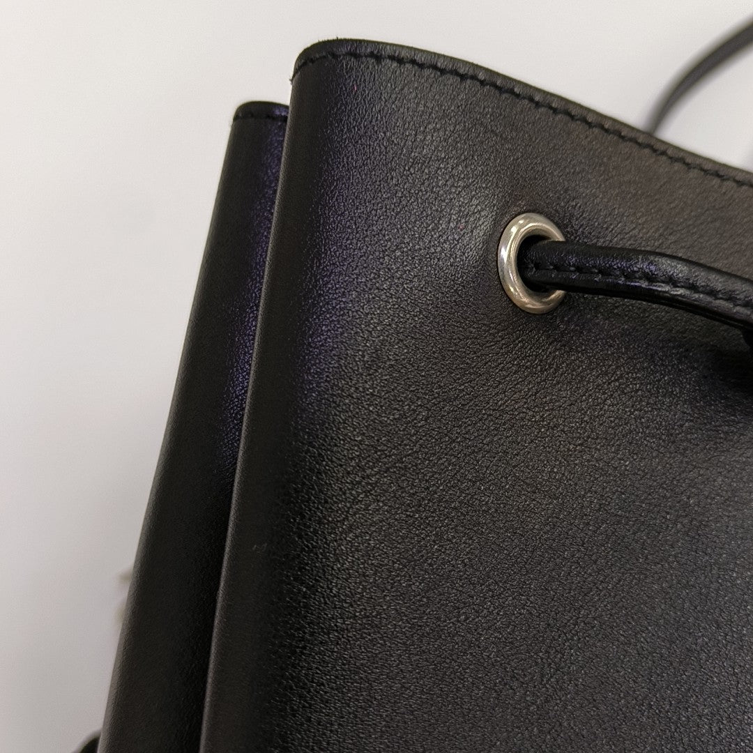 Calfskin Bucket Bag Black