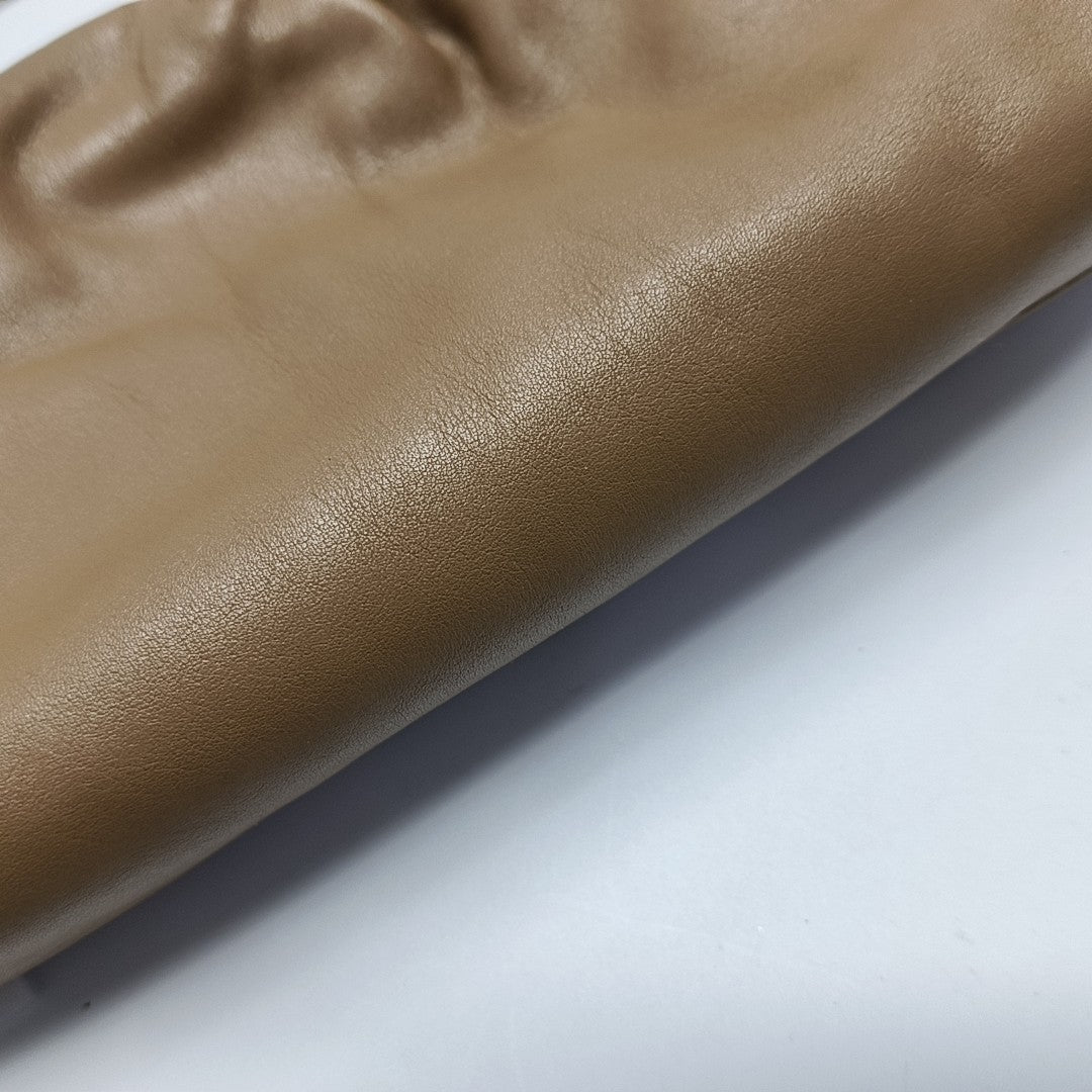 Authenticated pre-owned  The Pouch Calfskin Brown - Shoulder Bag at Looply