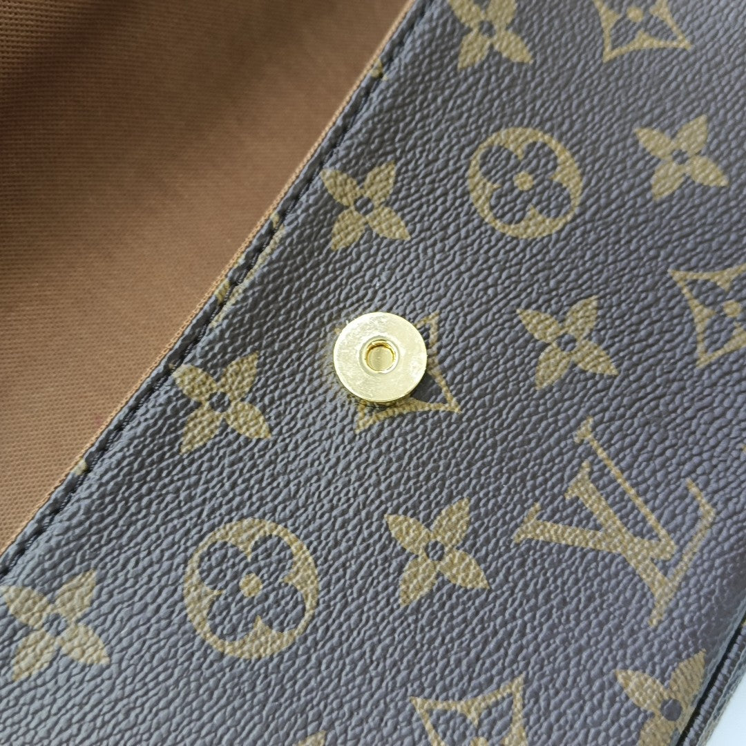IVY Monogram Coated Canvas Brown