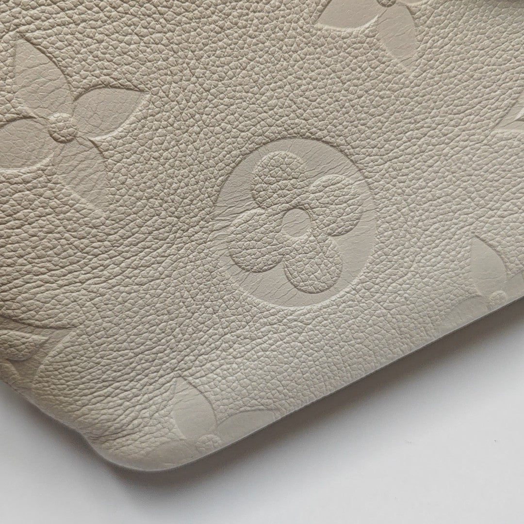 NEVERFULL MM Monogram Calfskin Beige