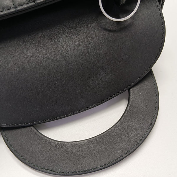 Lady Dior Mini Cannage Calfskin Black