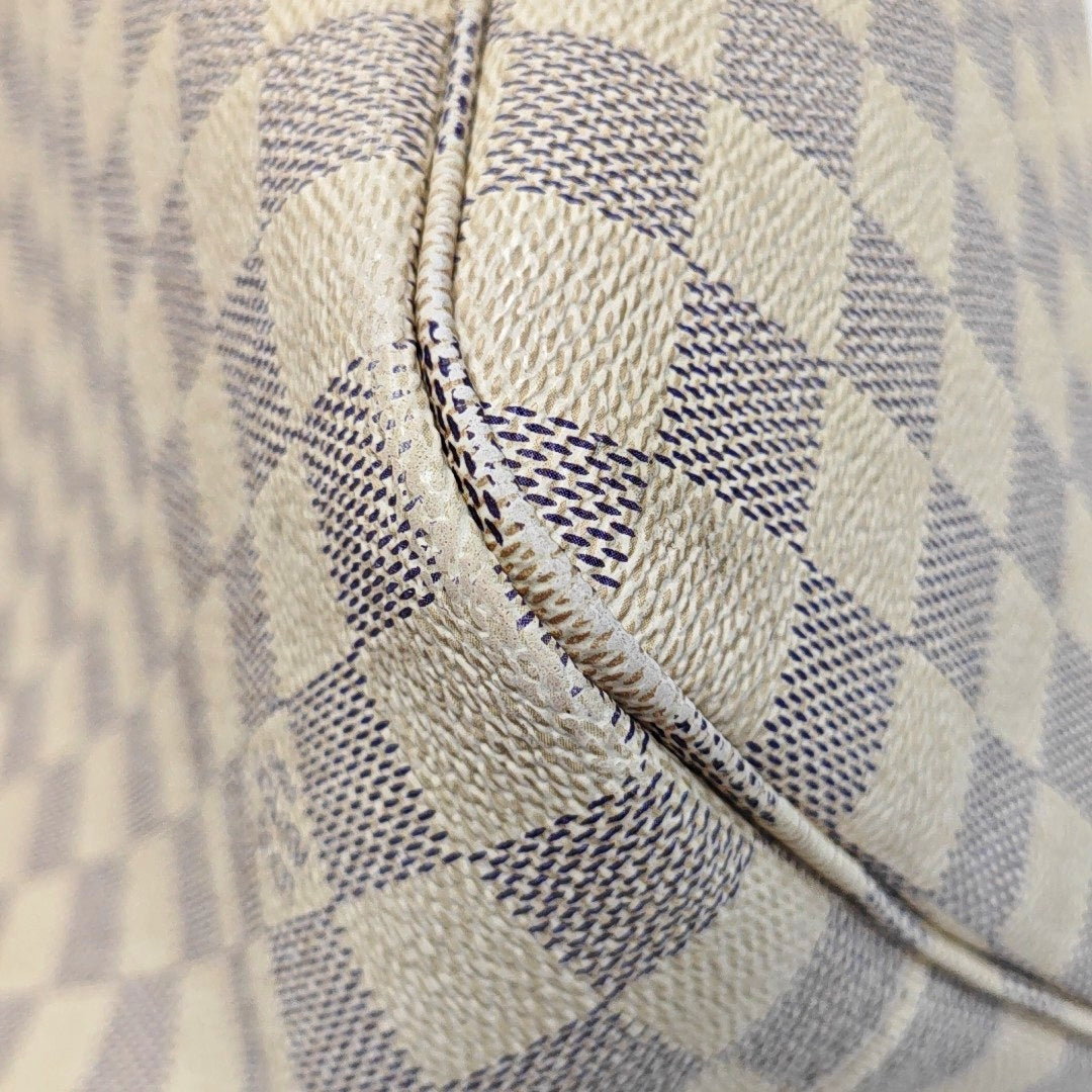 Authenticated pre-owned  NEVERFULL MM Coated Canvas White - Tote Bag at Looply