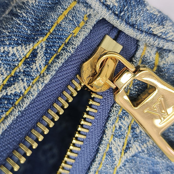 PAPILLON 26 Monogram Denim Blue