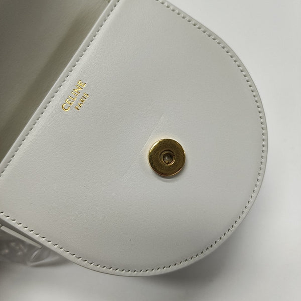 Calfskin Shoulder Bag White