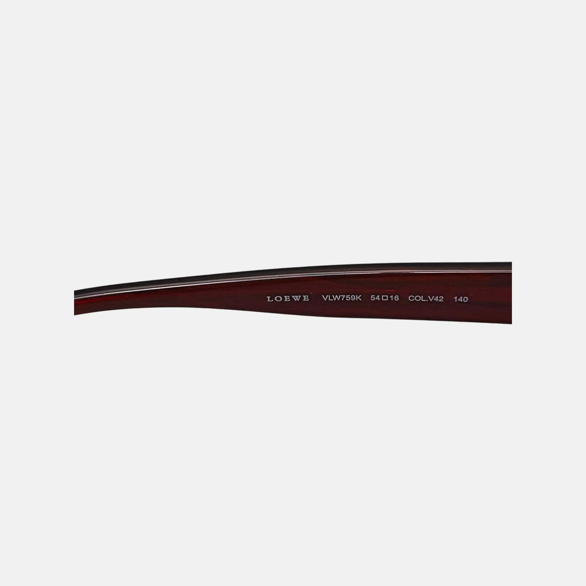 Synthetic Eyeglasses Red