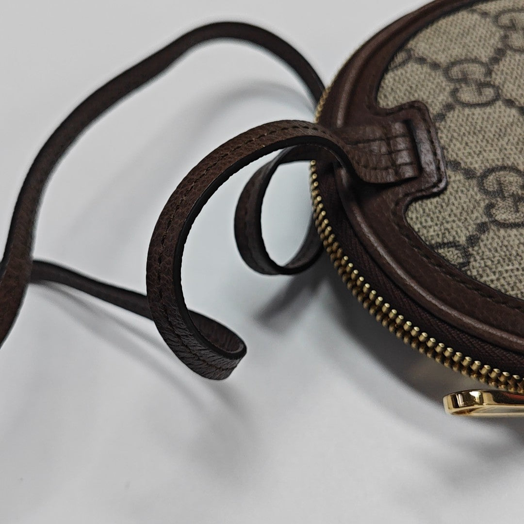 Ophidia Mini Monogram Coated Canvas Beige