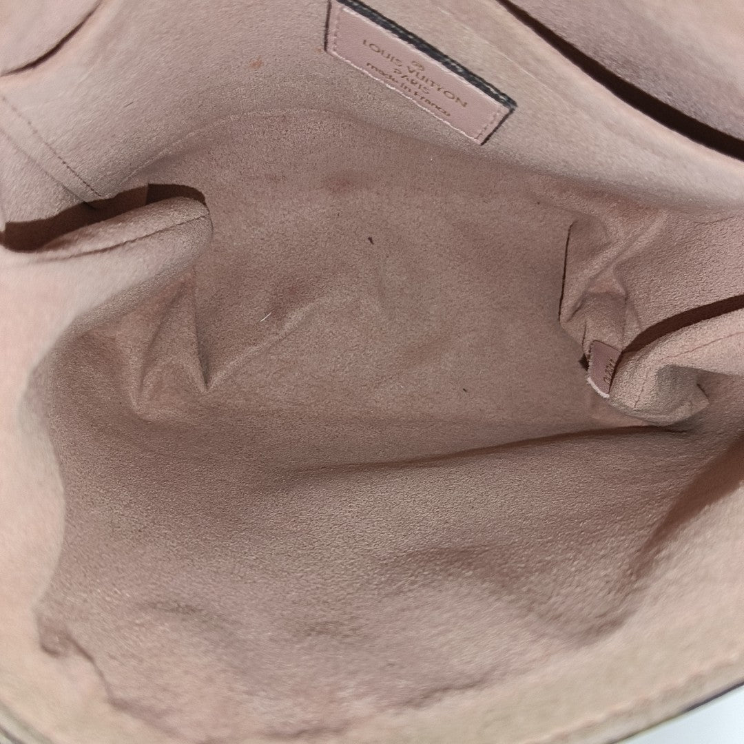 LOCKY BB Monogram Coated Canvas Pink