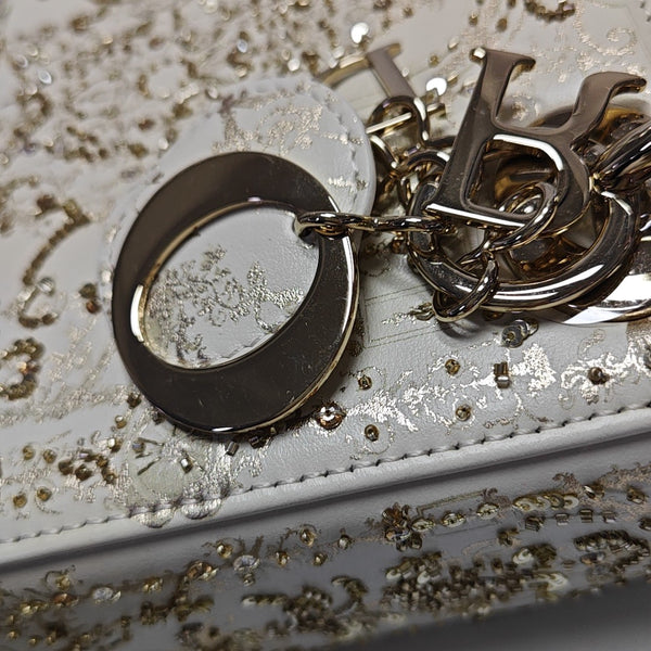 Lady Dior Mini Calfskin White