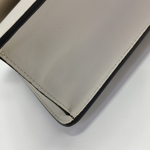 Sylvie Mini Calfskin White