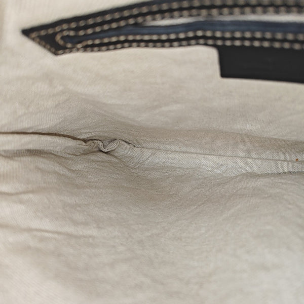 Monogram Coated Canvas Shoulder Bag Blue