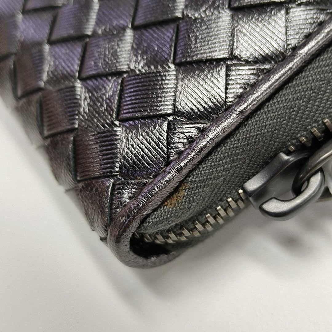 Calfskin Wallet Gray