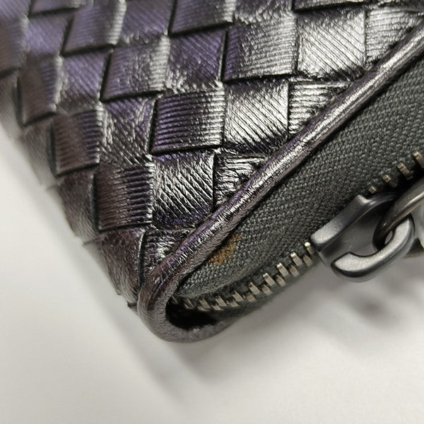Calfskin Wallet Gray