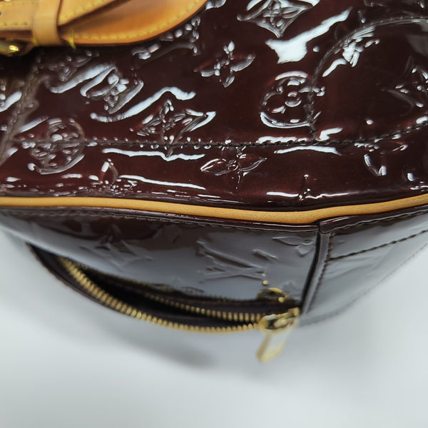 SUMMIT DRIVE Monogram Patent Leather Red