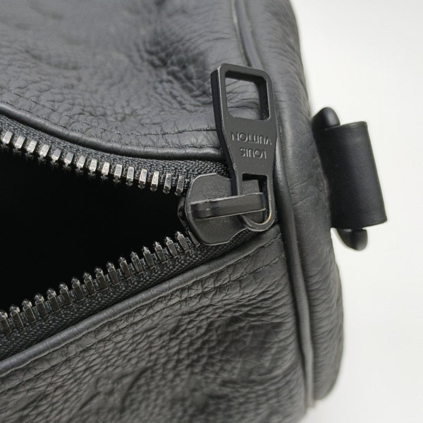 KEEPALL 35 Monogram Calfskin Black