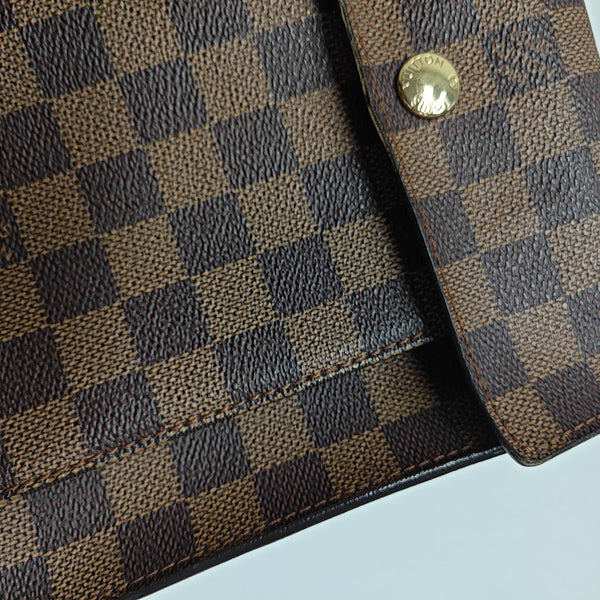 PIMLICO Damier Ebene Coated Canvas Brown