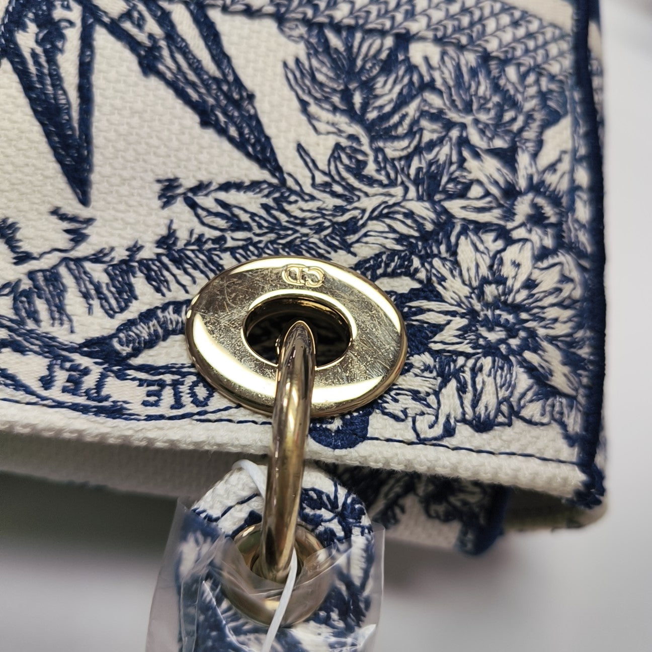 Lady D-Lite Medium Canvas Blue