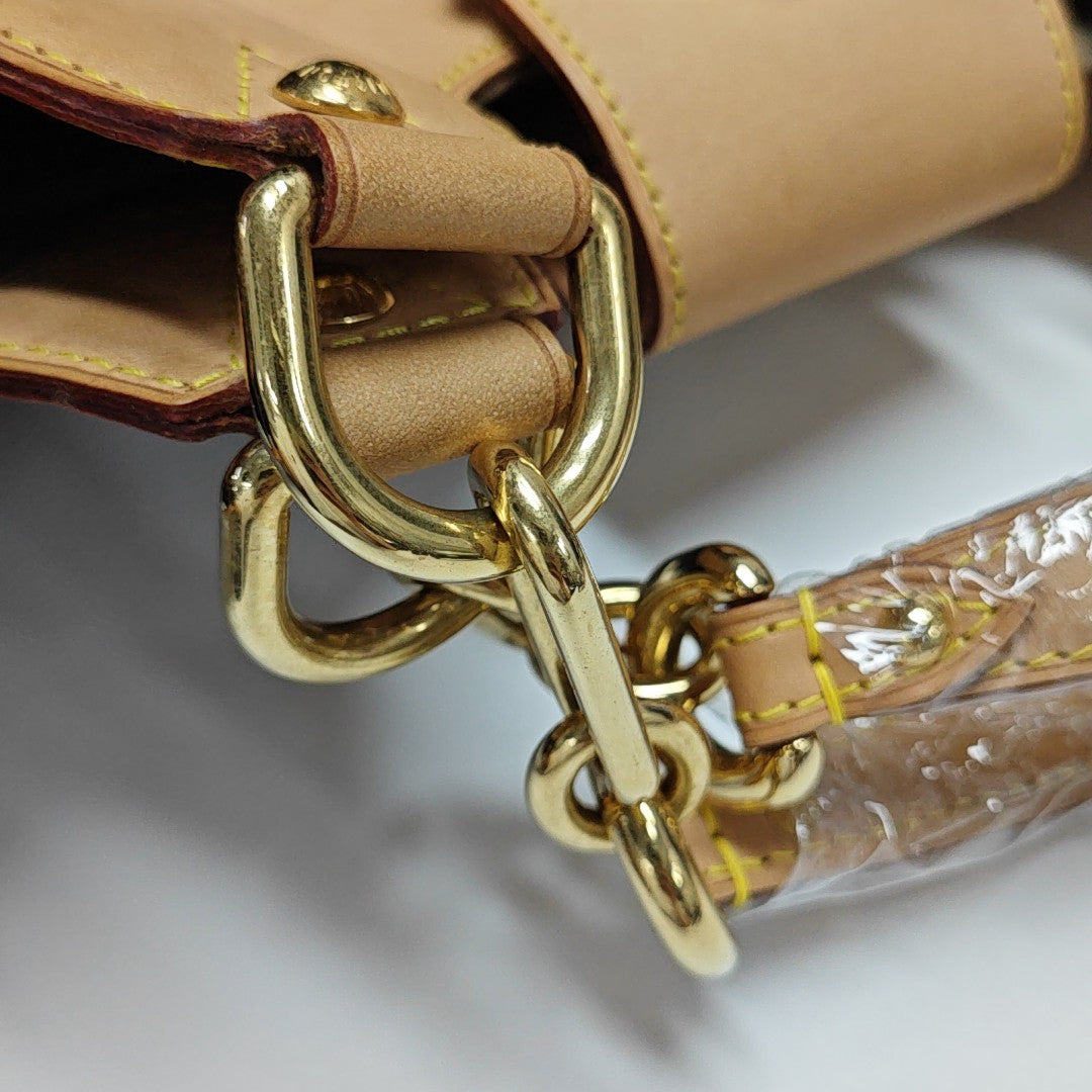 LV × TM URSULA Monogram Coated Canvas Black