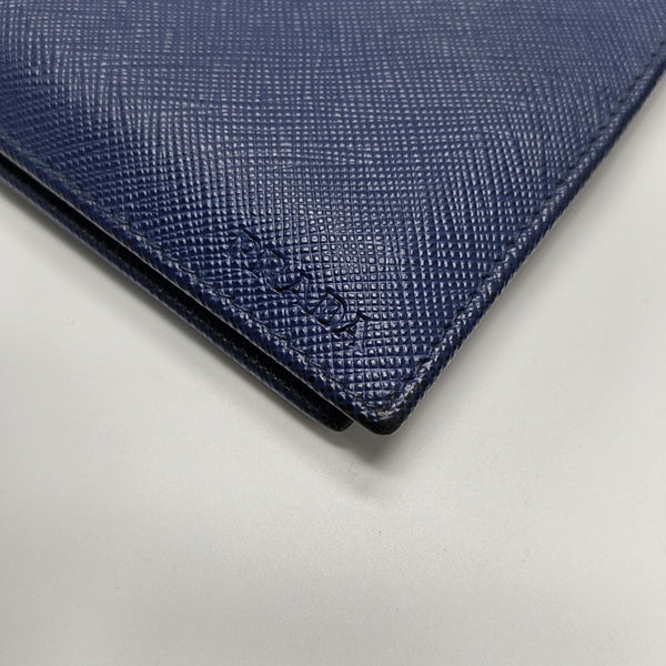 Saffiano Calfskin Wallet Blue