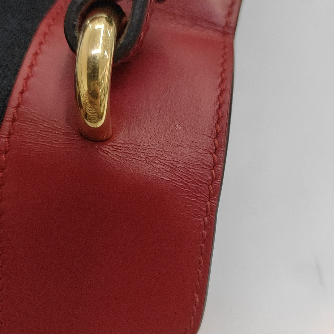 Sylvie Mini Calfskin Red