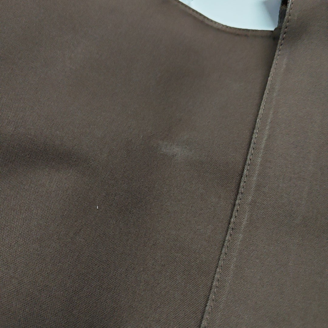 BASTILLE Damier Ebene Coated Canvas Brown