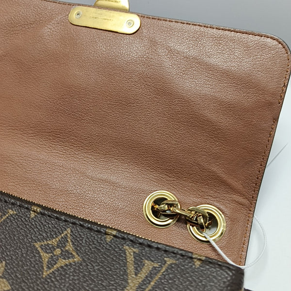MARCEAU Monogram Coated Canvas Brown