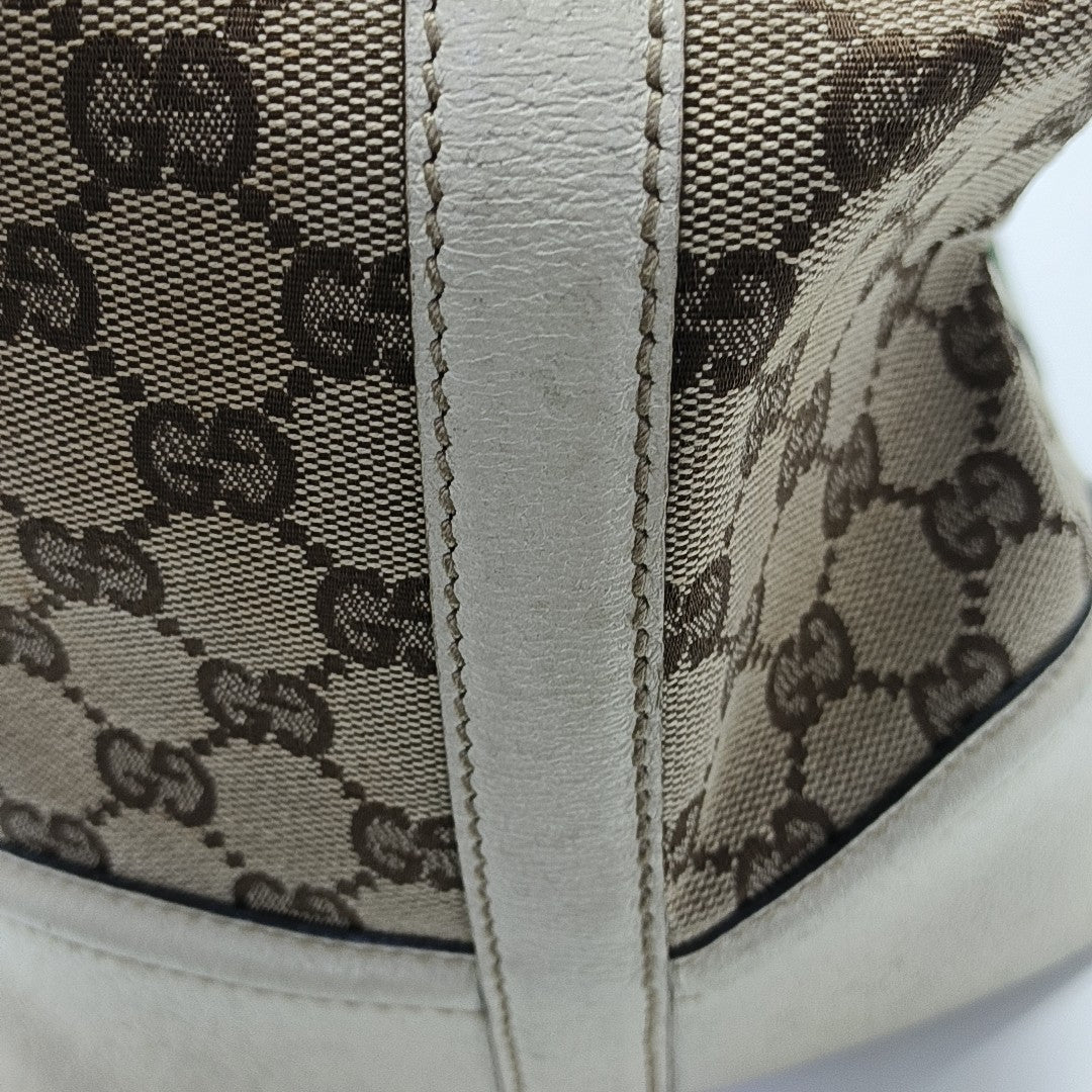 Monogram Canvas Tote Bag Brown