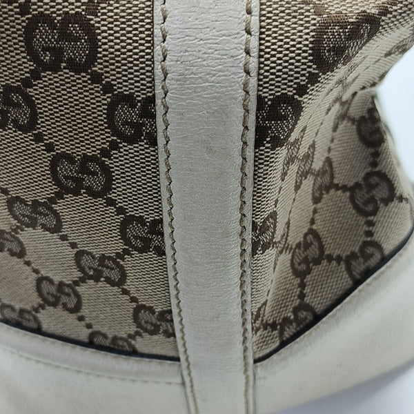 Monogram Canvas Tote Bag Brown