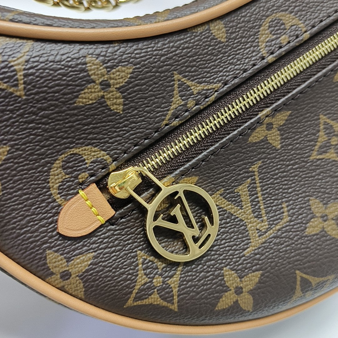 LOOP Monogram Coated Canvas Brown