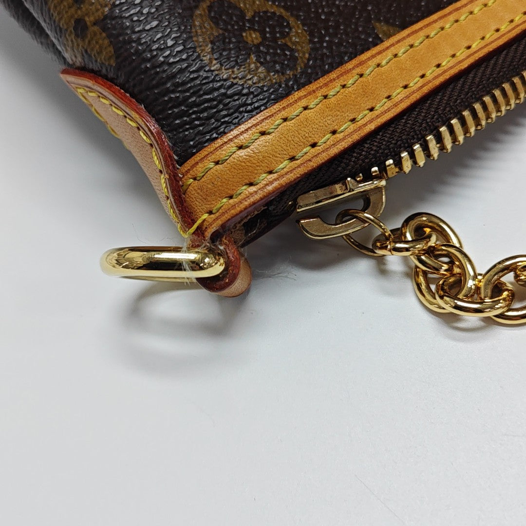 PALERMO PM Monogram Coated Canvas Brown