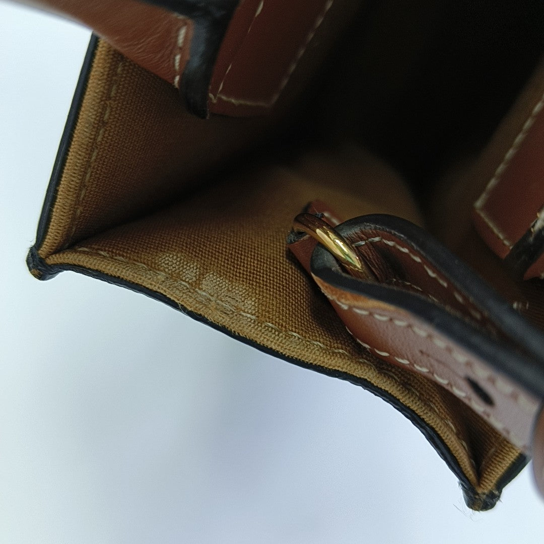 CABAS CELINE Mini Coated Canvas Brown