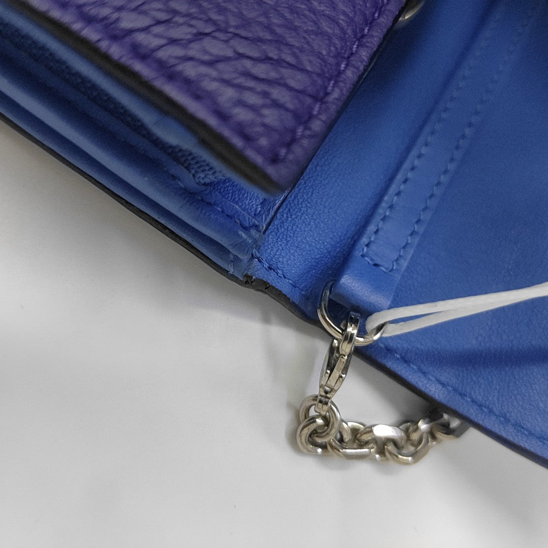Calfskin Top Handle Bag Multicolor