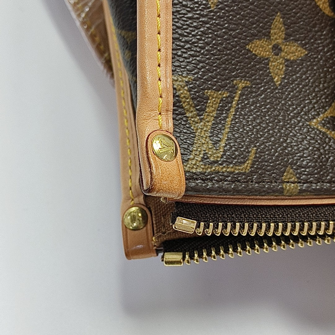 POPINCOURT Monogram Coated Canvas Brown