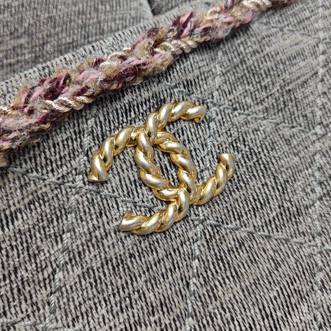 Quilted Velvet Gray