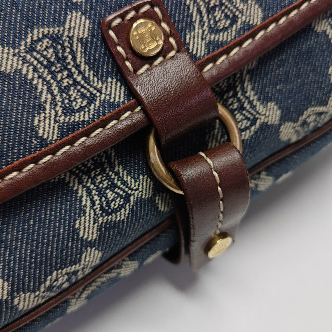 Canvas Shoulder Bag Blue