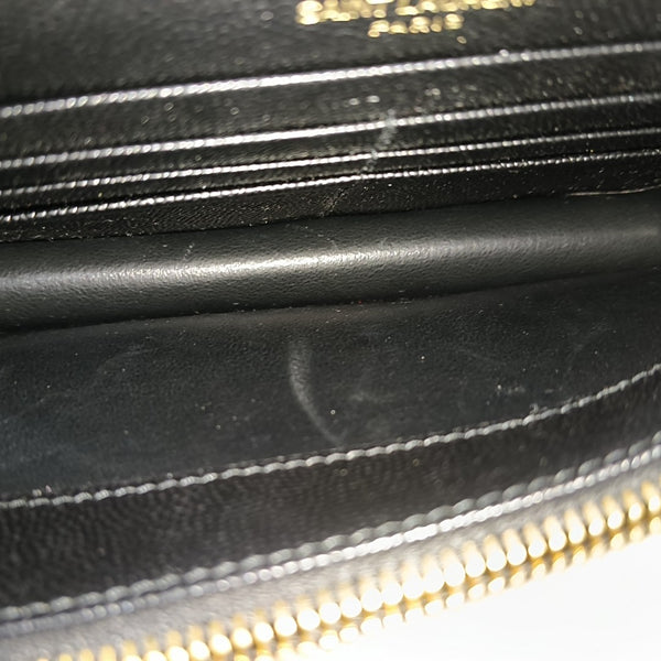 MONOGRAM WOC Chevron Calfskin Black