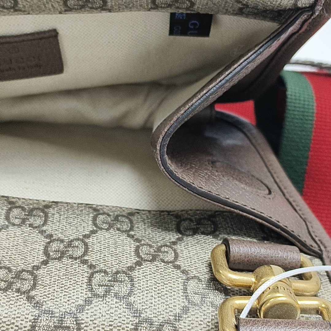 Neo Vintage Small Monogram Coated Canvas Beige