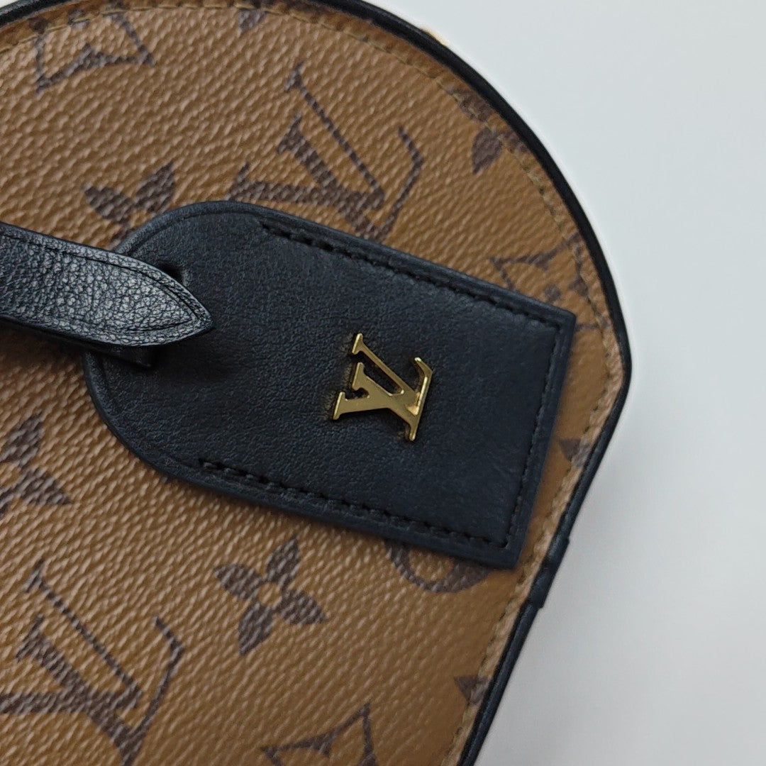 BOITE CHAPEAU Mini Monogram Coated Canvas Brown