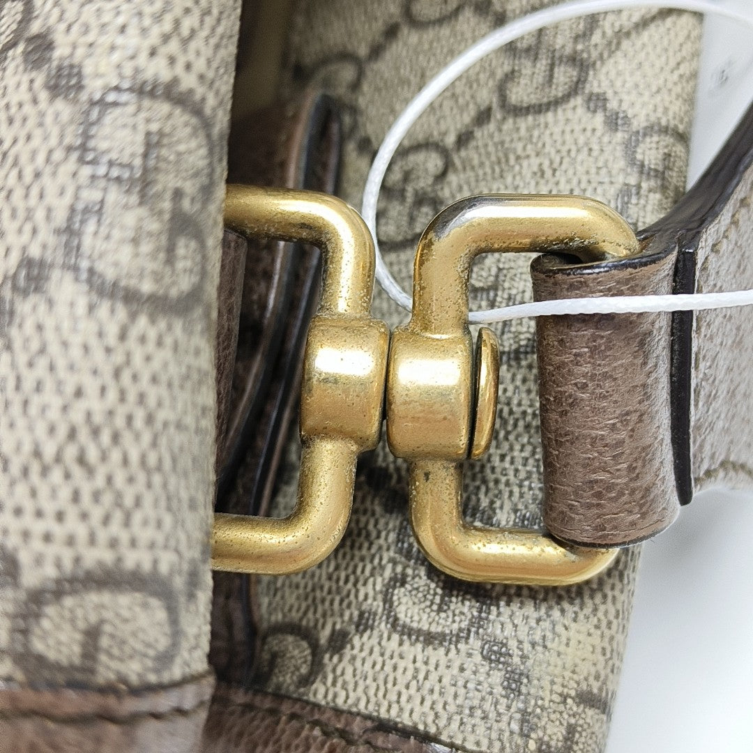 Neo Vintage Small Monogram Coated Canvas Beige