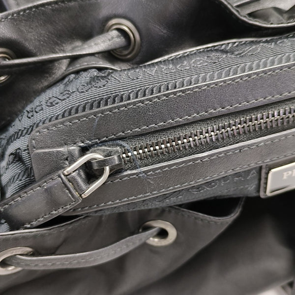 Nylon Backpack Black