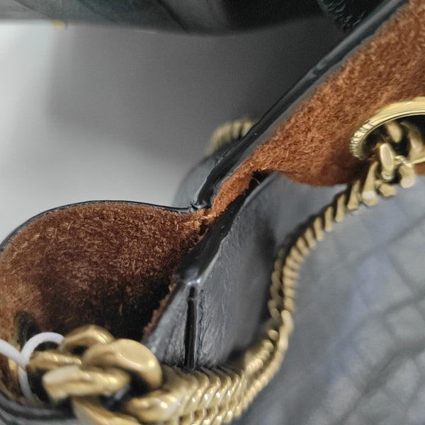 Calfskin Shoulder Bag Black