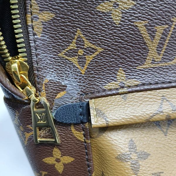 PALM SPRINGS PM Monogram Coated Canvas Brown