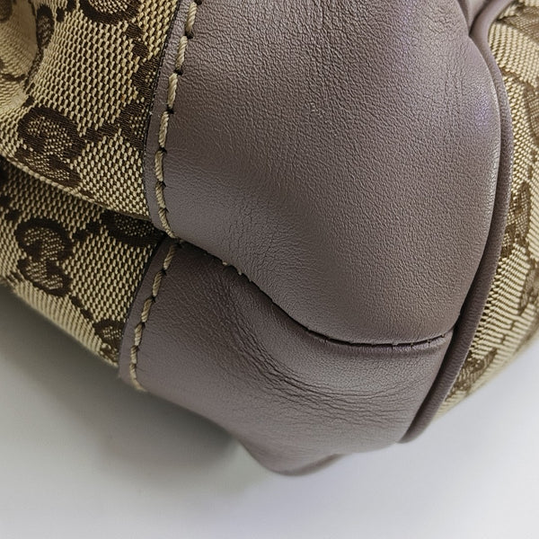 Sukey Monogram Canvas Beige