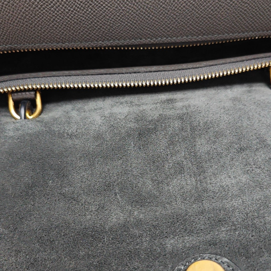 BELT Mini Calfskin Gray