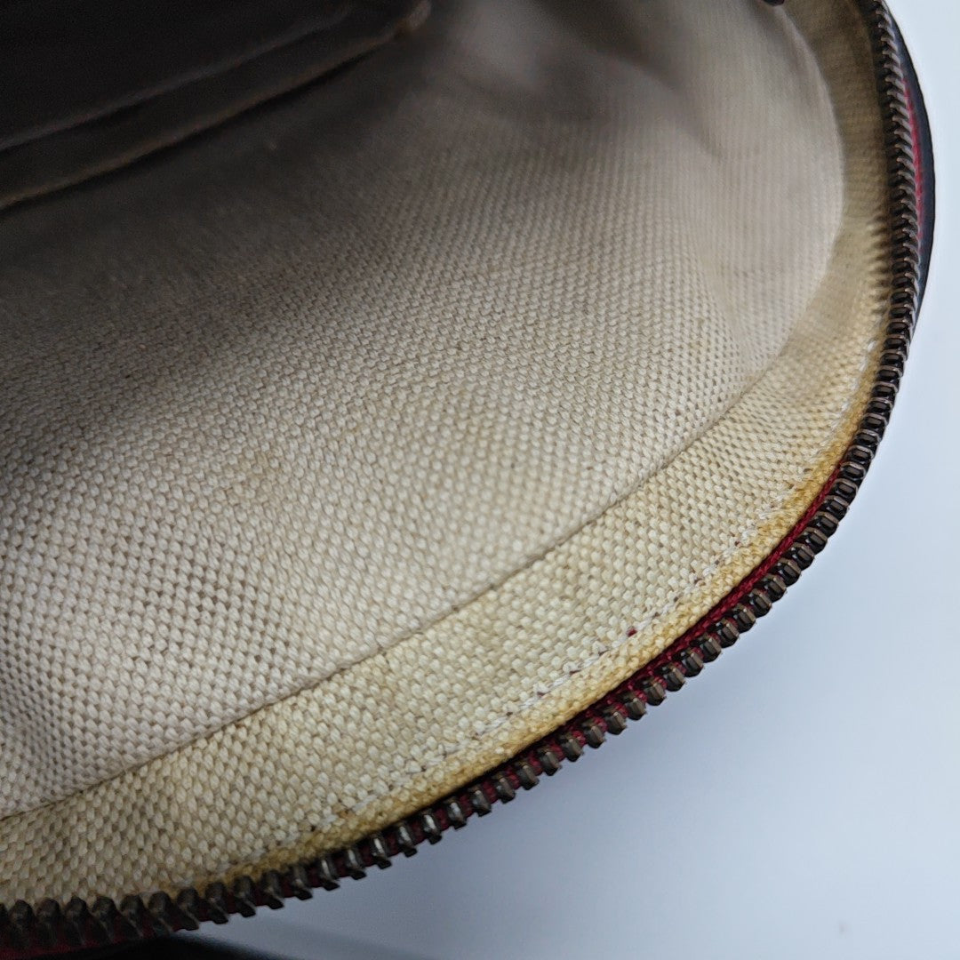 Monogram Coated Canvas Backpack Beige