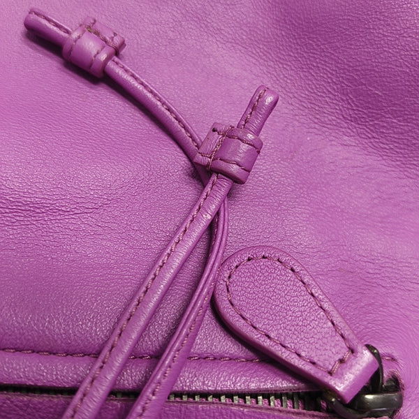 Calfskin Backpack Purple