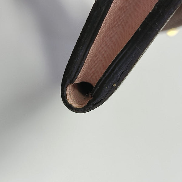 EMILIE Monogram Coated Canvas Brown Wallet